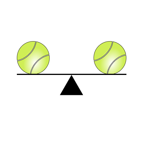 Jämför vikt på padelbollar och tennisbollar